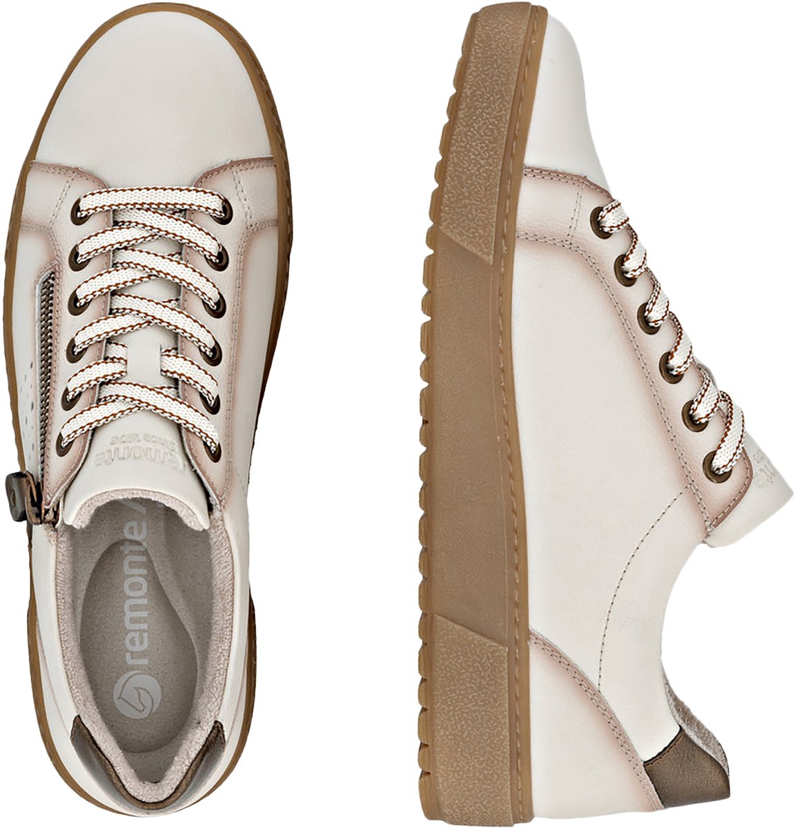 Rock Leren Lage Sneakers