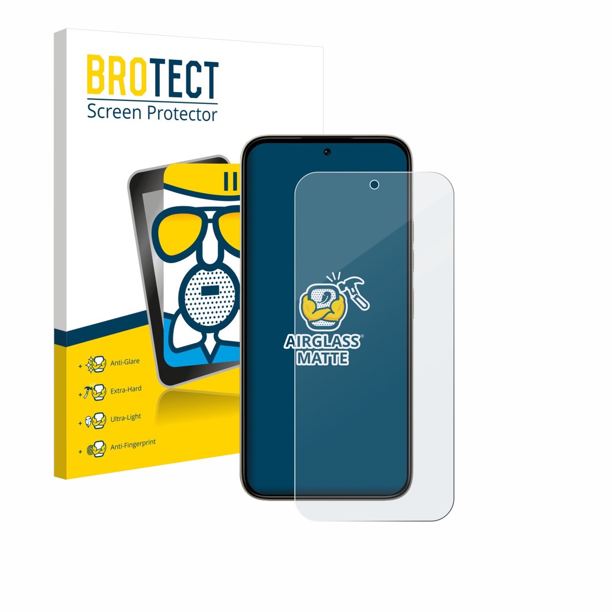 BROTECT - Screenprotector voor Tecno Spark 50 5G - Folie Beschermfolie Beschermglas matte