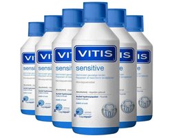 Vitis Mondwater Sensitive - 6 x 500 ml