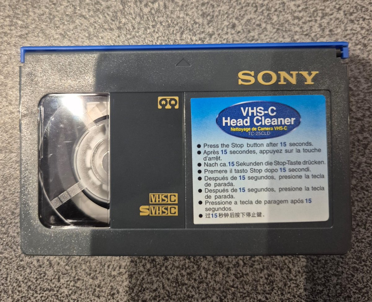 Sony VHS-C Camera Head Cleaner