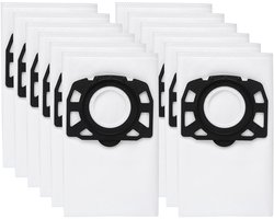 12 stuks KFI 487 filterzakken - vervanging voor Karcher WD4 WD5 WD5 Premium/ MV4 MV5 MV6 nat- en droogstofzuiger - 2.863-006.0