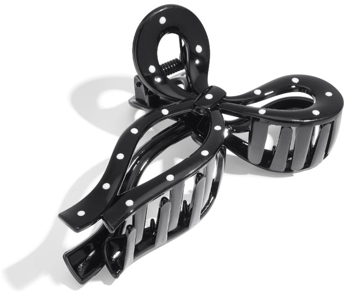 Haarspeldjes met stippen dagelijkse plastic dagelijkse accessoires - Zwart