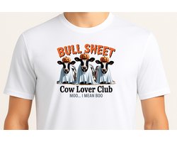 Bull Sheet cow Lover Club - T Shirt - Cute - Sarcastic - GoodVibes - Funny - Gift - Cadeau - Sarcastisch - schattig - lief - feelgood
