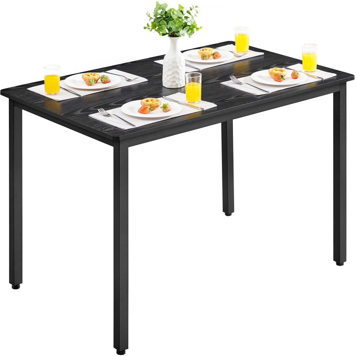 VASAGLE - Eettafel - Voor 4 Personen - Keukentafel - Industrieel Design
