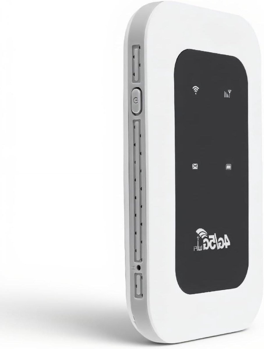 Draagbare 4G Router - Mobiele Wifi Hotspot - Internet Onderweg - Tot 10 Apparaten - Compact formaat - Zwart