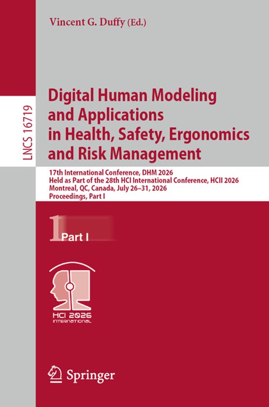 Lecture Notes in Computer Science16719- Digital Human Modeli ... - cover
