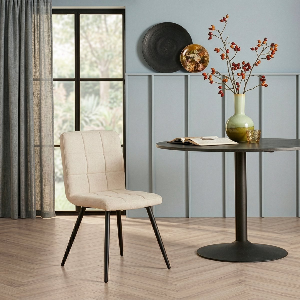 Eetkamerstoel Luik • Ivory • Set van 2 • Comfort & Stijl