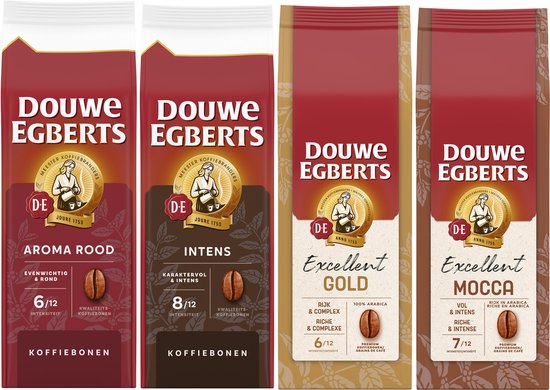 Douwe Egberts Koffiebonen Variatiepakket - 4 x 500 gram
