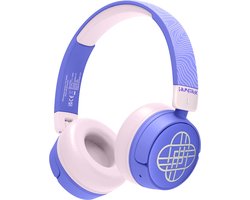 KPop Demon Hunters - Huntr/x - Logo - draadloze kinderkoptelefoon - volumebegrenzing - lange batterijduur - microfoon - opvouwbaar - bluetooth