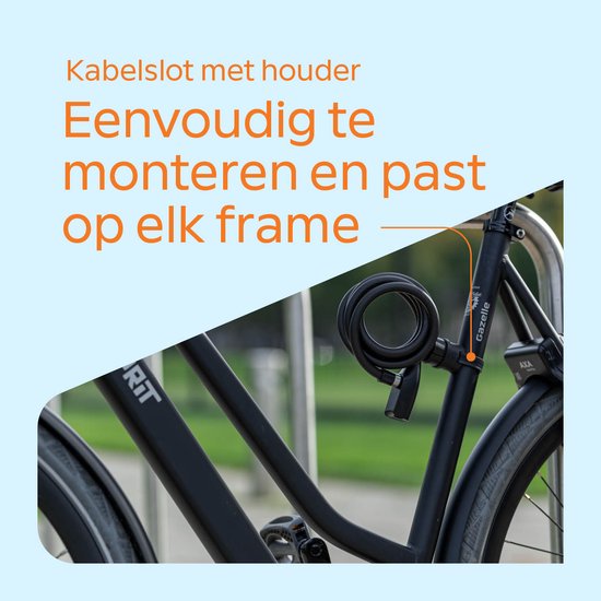 AXA Resolute 15/180 Kabelslot - Slot voor Fietsen - Gebruiksvriendelijk - 180 cm lang - Diameter 15 mm - Zwart van AXA — afbeelding 4