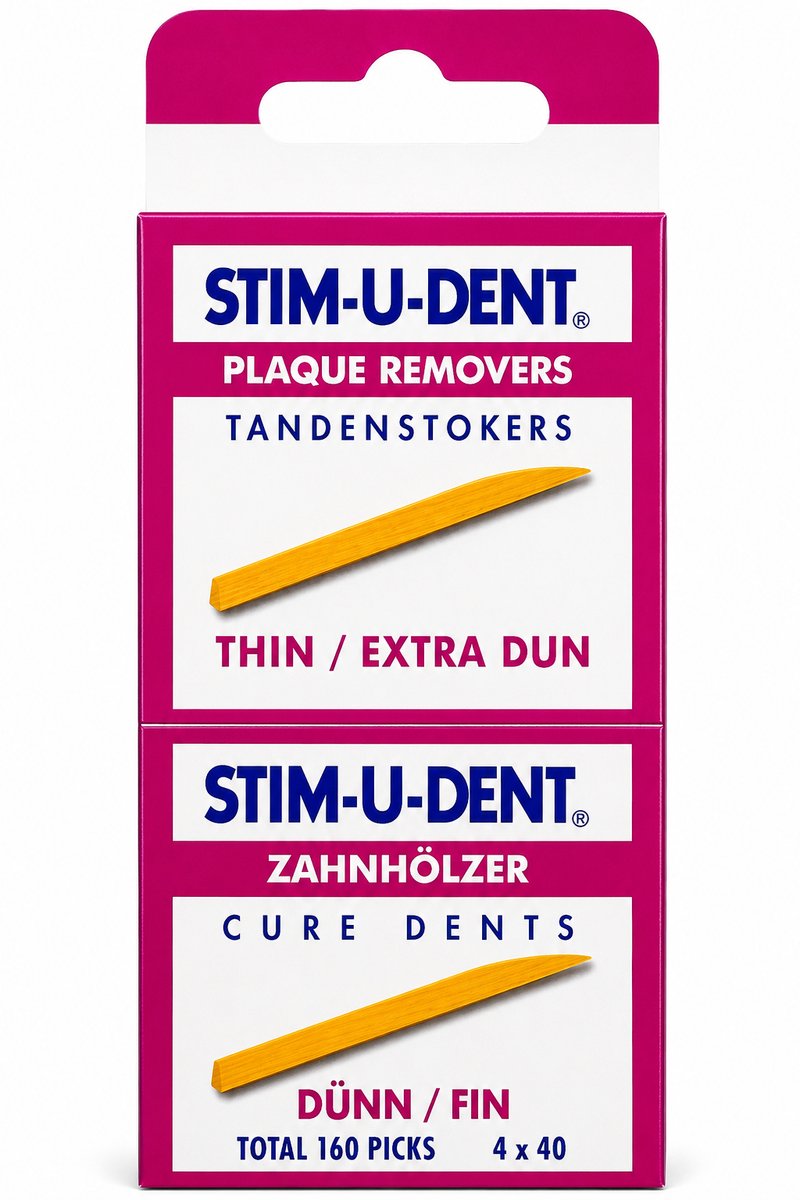 Stimudent tandenstokers dun - 160 st - Tandenstoker