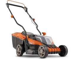 Accu Grasmaaier - Grasmachine Duwmaaier - Gazon Onderhouden - Borstelloze Motor - 340 mm Werkbreedte - Oranje