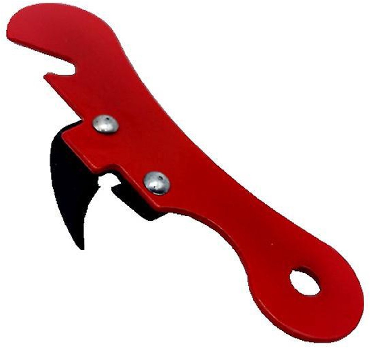 Blikopener van roestvrij staal, handmatig, multifunctioneel keukenaccessoire (kleur zoals afgebeeld), één maat