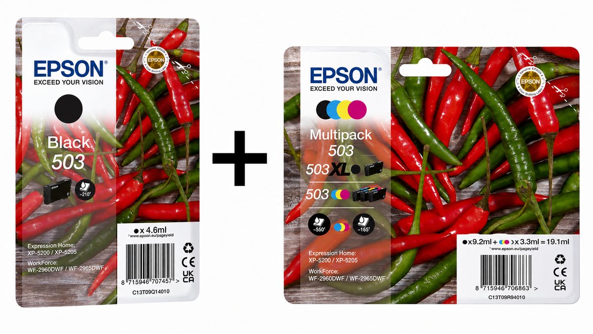 Epson 503 XL multi pack+ black