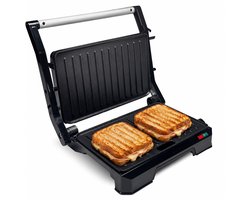 Tosti Apparaat voor 2 Tosti's - Grill IJzer - Contactgrill - Panini - Apparaten - Uitklapbaar - Vivid Green