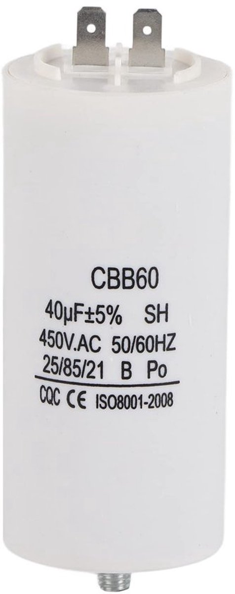 Allecto - Startcapacitor - 40 Microfarad - Hoge isolatieweerstand