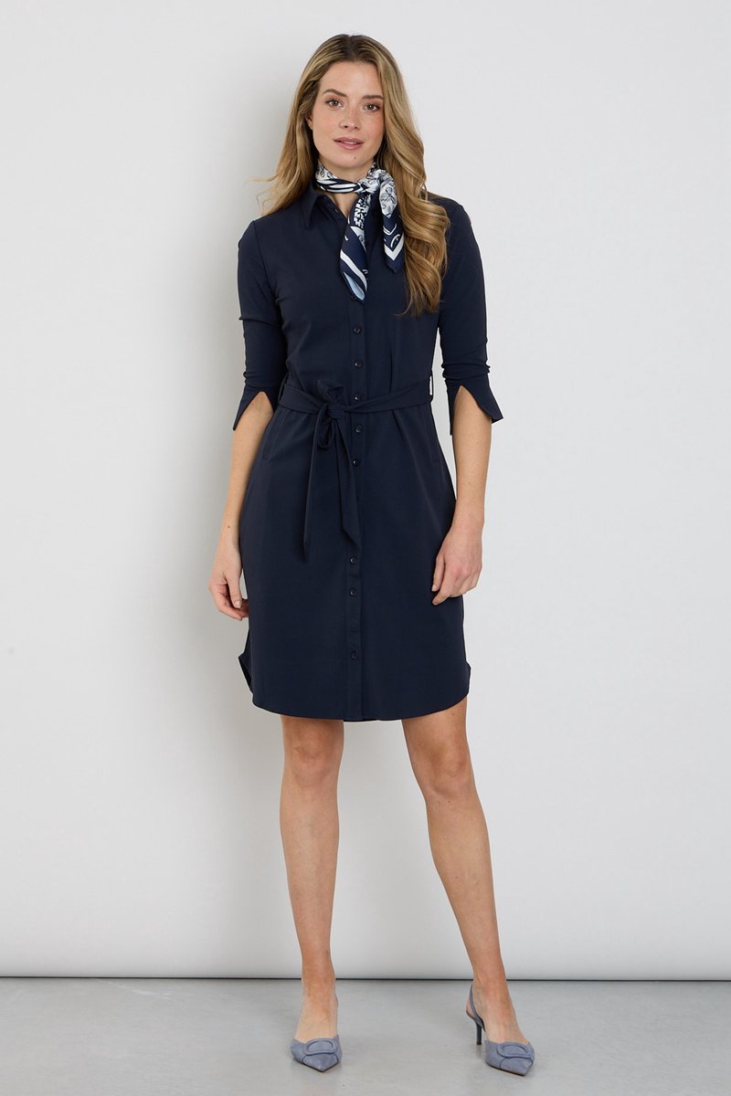Mi Piace Travel Jurk Dames - Navy - Maat XXL/44 - 202092