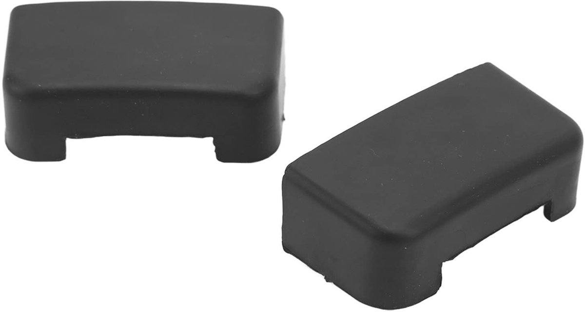 Dailygoods- Railplug Rubber Protector - 4 Stuks - Achterbank Bescherming - Vervanging 2017-2023 - Schuifrailplug - Onderste Rails Bescherming - Achterbankplug