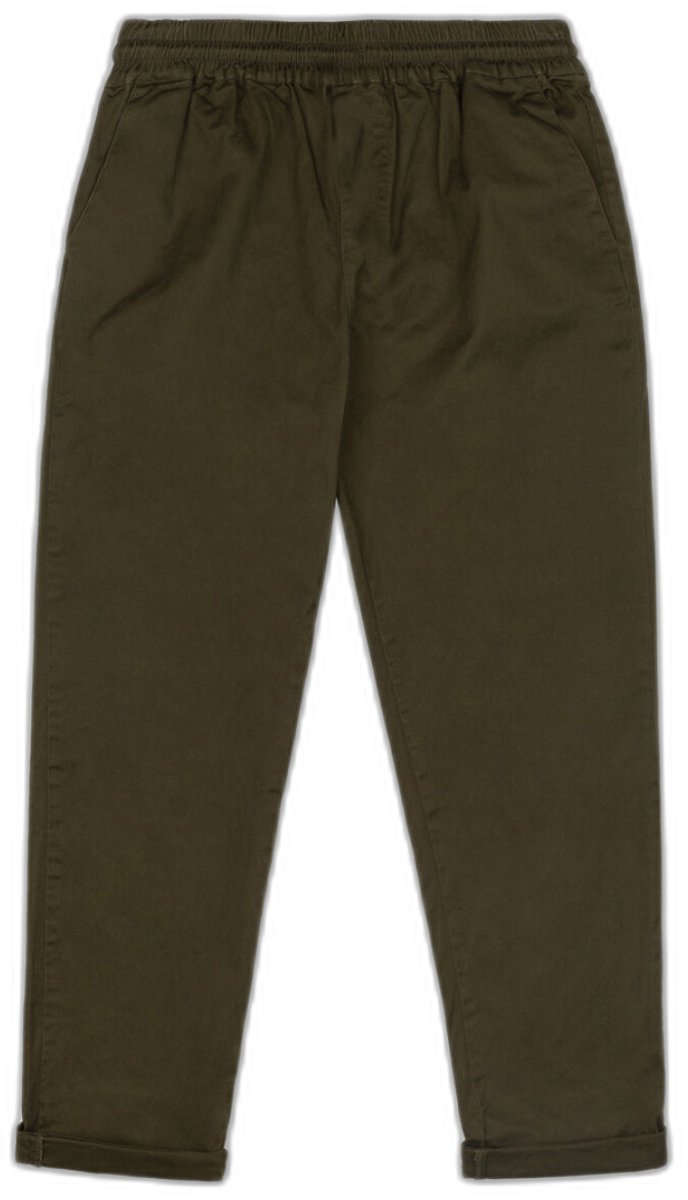 Casual broek met elastische tailleband Revolution Leer