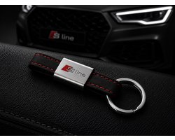 Auto sleutelhanger geschikt voor Audi S-line – Hoge Kwaliteit | High Quality Keychain | Porte-Clés Haute Qualité