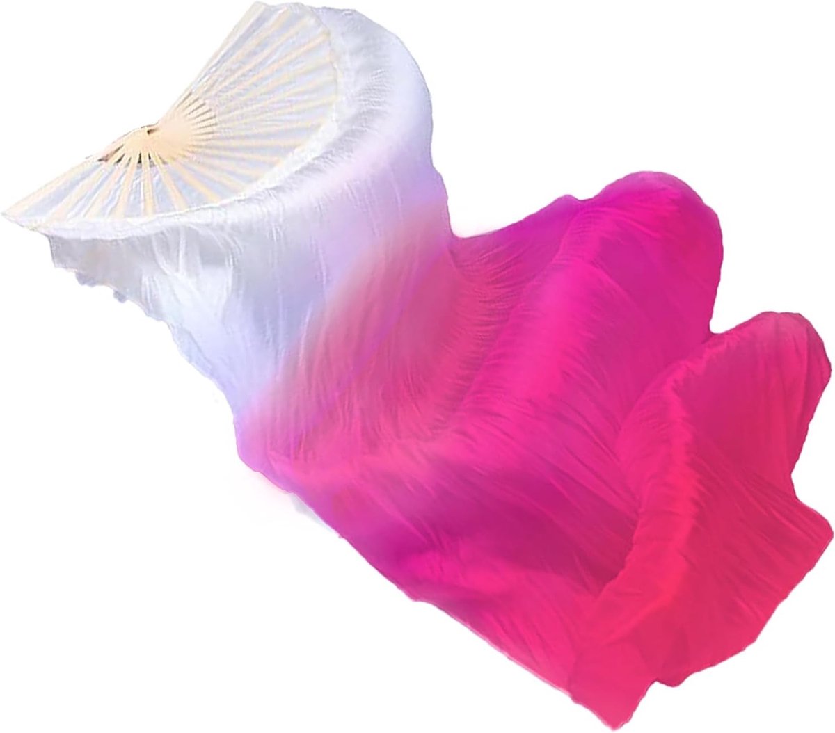 Elegante Handgemaakte Vouwfans voor Buikdans met Gradient Kleur - Ideaal voor Vrouwen, Dans en Optredens