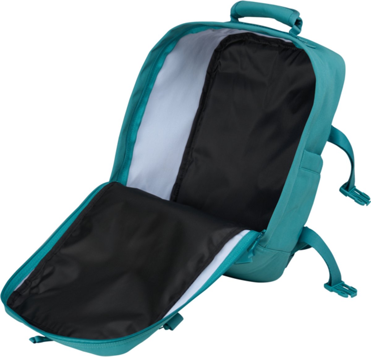 CabinMax Metz Reistas – Handbagage 24L Ryanair / Wizz Air – Rugzak Transavia – Schooltas - 40x30x20 cm – Compact Backpack – Lichtgewicht – Lagoon blauw – foto 7
