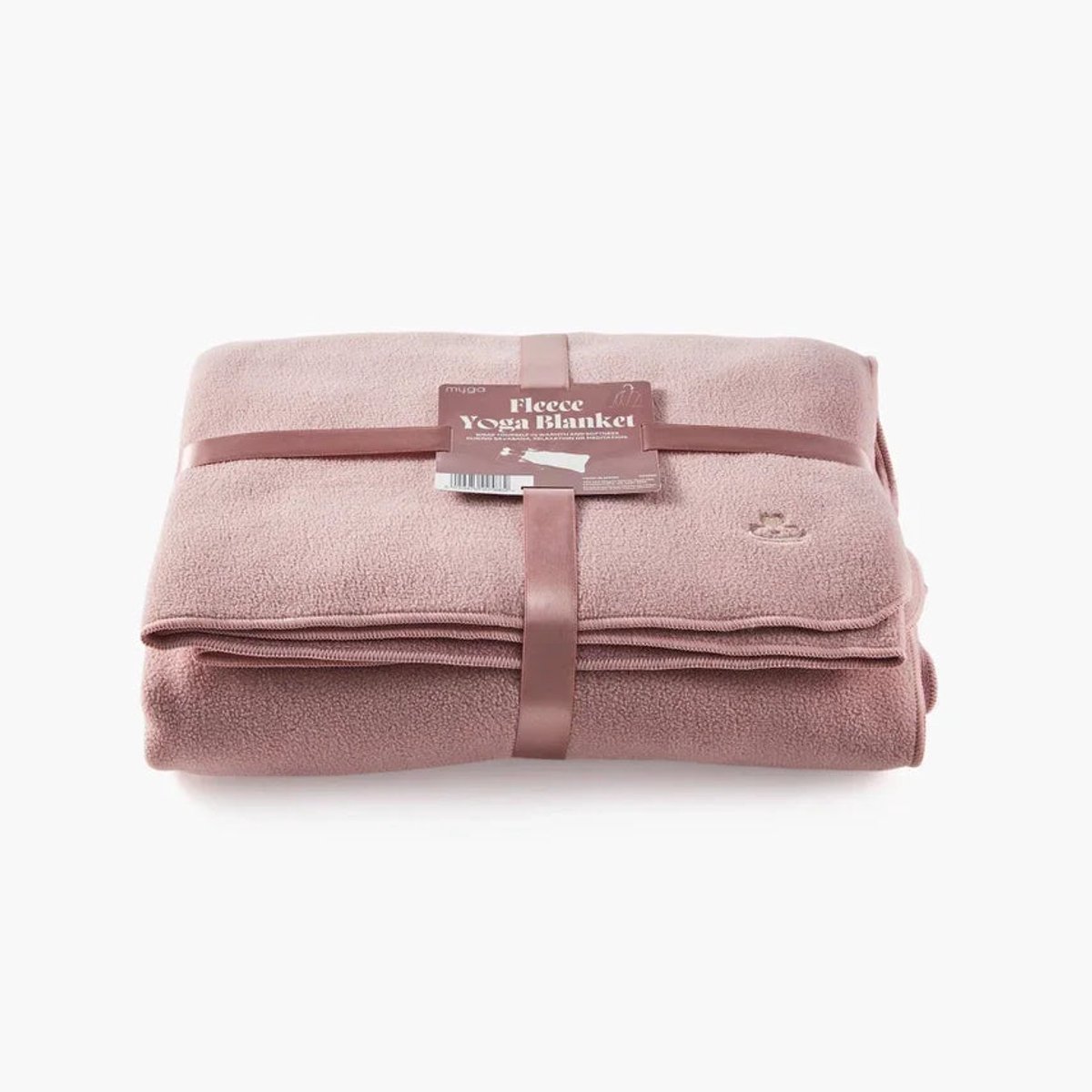 Yogadeken fleece ultra zacht - Myga - oudroze