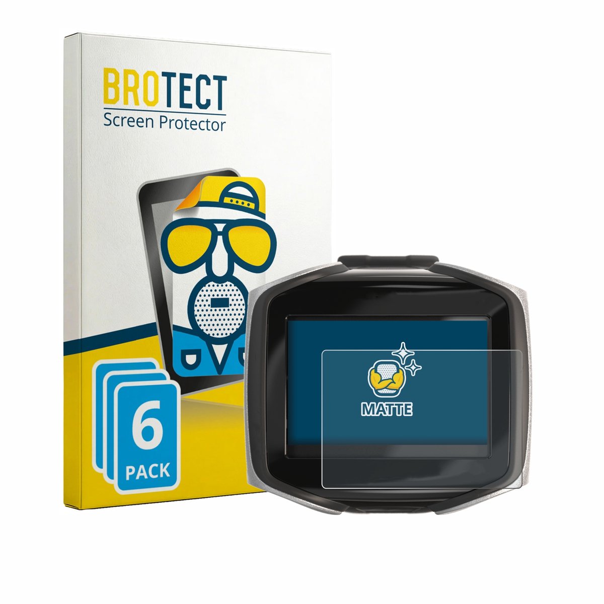 BROTECT - Screenprotector voor Mares Quad CI - Folie Beschermfolie matte 6 Stuks