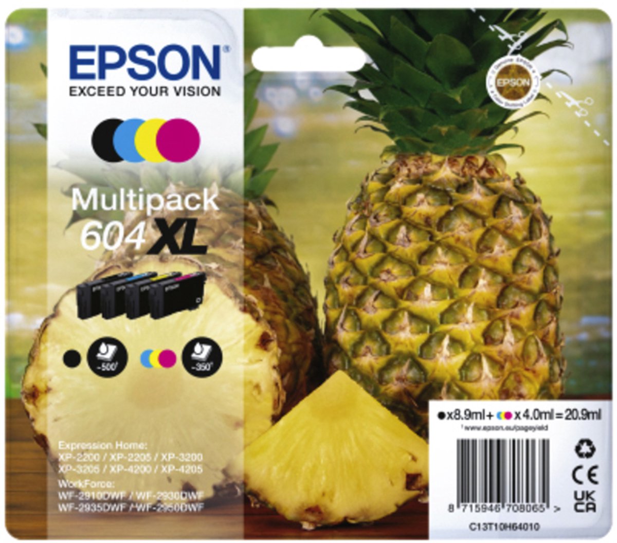 Epson 604 multi pack Black xl + CMY standaard