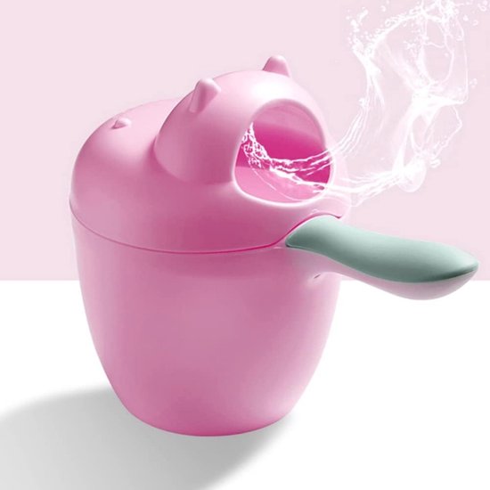 Spoelbeker - 7 x 14 cm - de badkamer - Draagbaar spoelkopje - hulpmiddel voor het haren wassen - ontworpen voor peuters - Babyshampookopje - shampookopje voor baby's - Badkamerartikelen — afbeelding 4