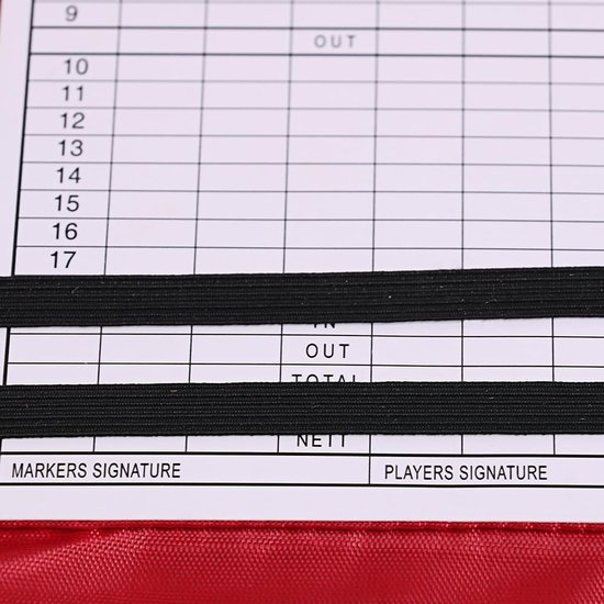 Golf Scorecard Houder - PU Lederen Golf Score Boek met Potlood - Perfect voor Golfer van Merkloos — afbeelding 5