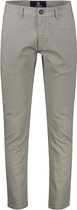 LERROS Chino met stretch, comfortabele pasvorm , Maat: W40_L32 , Kleur: MID GREY , 98% katoen, 2% elastaan