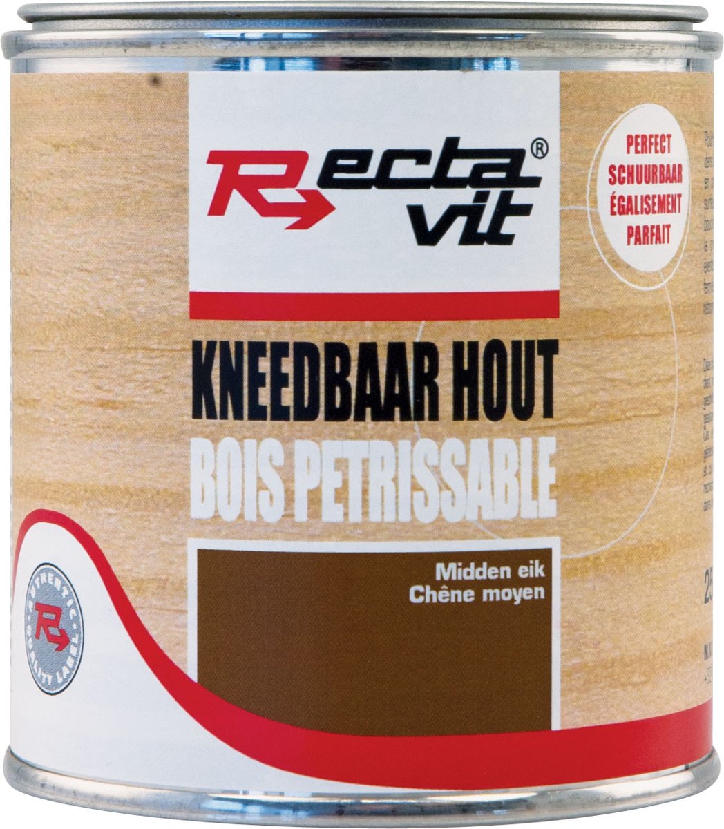 Vulmiddel Kneedbaar Hout Midden Eiken Bus 250Ml