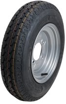 Roue complète - Pneu 4.00-10 + jante - Pas français : 4x115 - Capacité de charge 345 kg - 6PR - Diamètre moyeu 85 mm