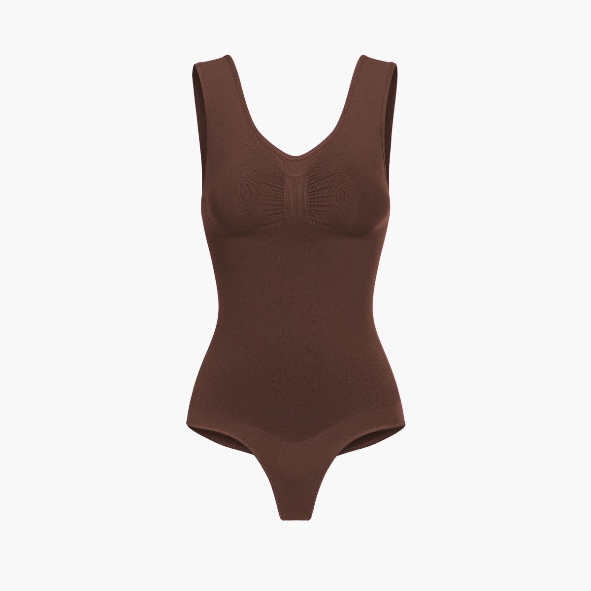 creamyfabrics Creamy Fabrics - Tank Bodysuit Sculpting Shapewear Met String - Ademend - Anti-Zweet - Ultra Zacht - Comfortabel - Sculptend - Perfecte Pasvorm -