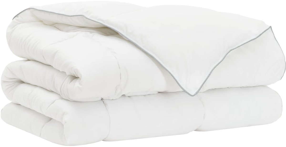 vidaXL - Dekbed - Wit - 155 - x - 200 - cm - Bamboevezel