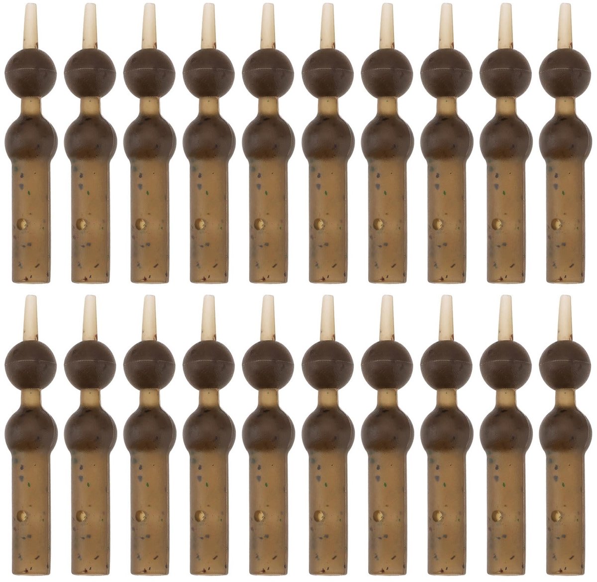 Dailygoods- Carp Rig - 20pcs - Helicopter Rig Tubes - 35x5mm - Rubberen Materialen - Antislip - Duurzaam en Betrouwbaar - Visgerei
