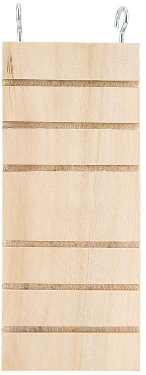 Dailygoods- Hamsterbrug Veilig Kauwspeelgoed - Houten Ladder - Klimaccessoire voor Kleine Huisdieren - Geschikt voor Hamsters/Guinea Pigs - Schattig Speelgoed - Duurzaam Ontwerp - Knaagdier Speelgoed
