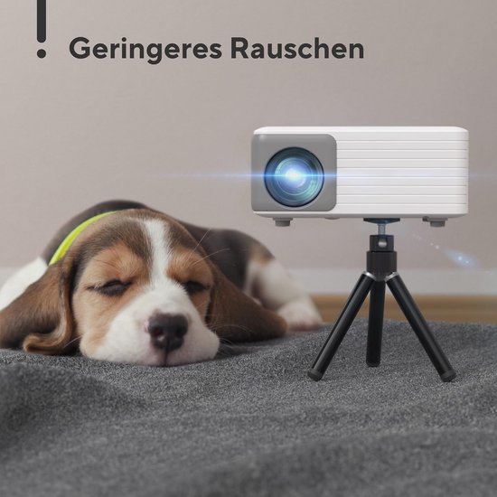 Mini Projector - Draagbare Beamer - Home Cinema - Automatische Keystone - 15000 Lumen - Zwart van MINI — afbeelding 3