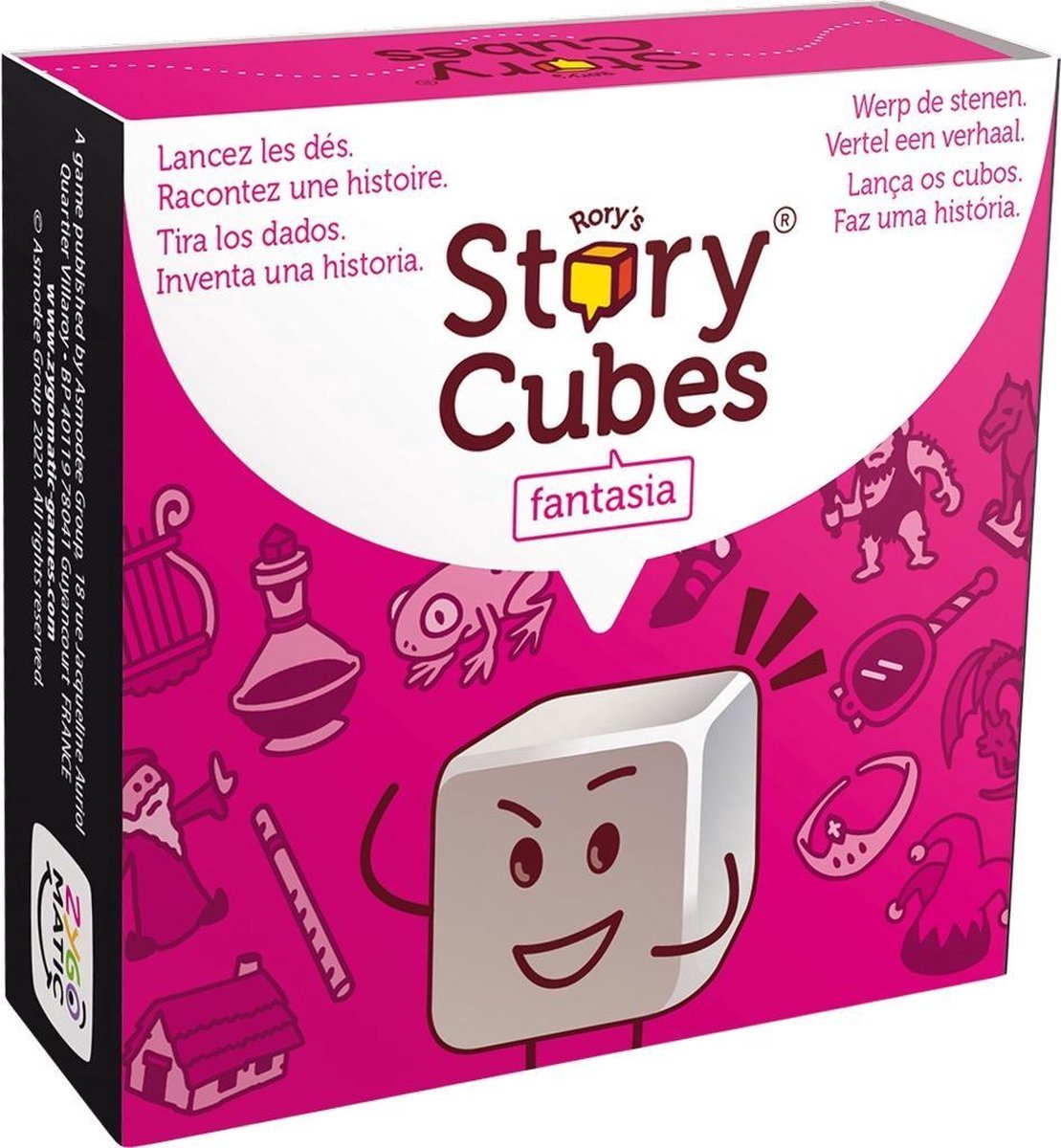 Zygomatic Rory's story cubes fantasie dobbelspel creatief bordspel 6+ kinderen.