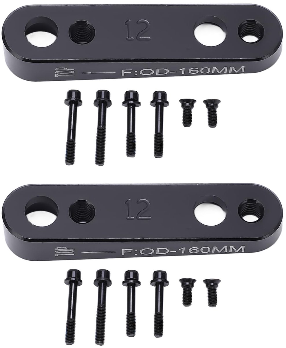 Hapivida Flat Mount Disc Brake Adapter 140mm/160mm - Aluminium Fietsaccessoire