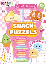 MEIDEN Puzzelpret 3 - Puzzelboek - Puzzelboek Kinderen - Puzzelboeken - Sudoku Kinderen - Vakantieboek - Zomerboek - Doeboek - Puzzelen - Puzzels - Puzzel boek - Knutselen - DIY - Breinbreker - Speelgoed Meisjes - Meisje - Creatief - Raadsels
