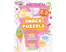MEIDEN Puzzelpret 3 - Puzzelboek - Puzzelboek Kinderen - Puzzelboeken - Sudoku Kinderen - Puzzelen - Puzzels - Puzzel - Puzzel boek - Speelgoed - Knutselen - DIY - Breinbreker - Speelgoed Meisjes - Meisje - Vakantieboek - Cadeau - Creatief - Raadsels