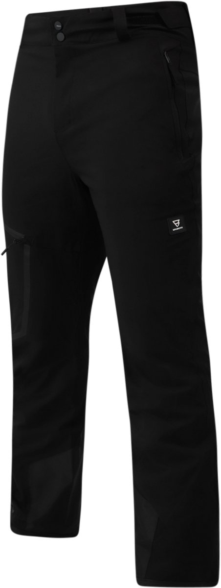 Brunotti Kaiden Heren Wintersport Softshell Skibroek Zwart