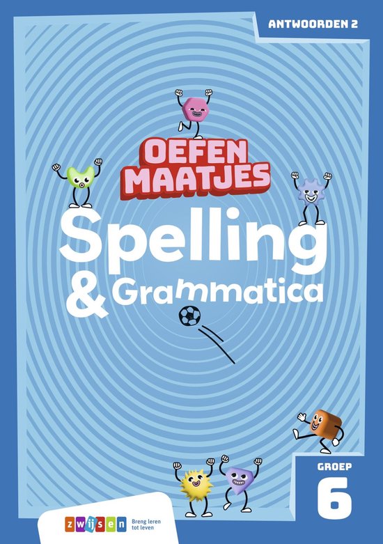 Oefenmaatjes Spelling & Grammatica Groep 6 antwoordenboek 2 - cover