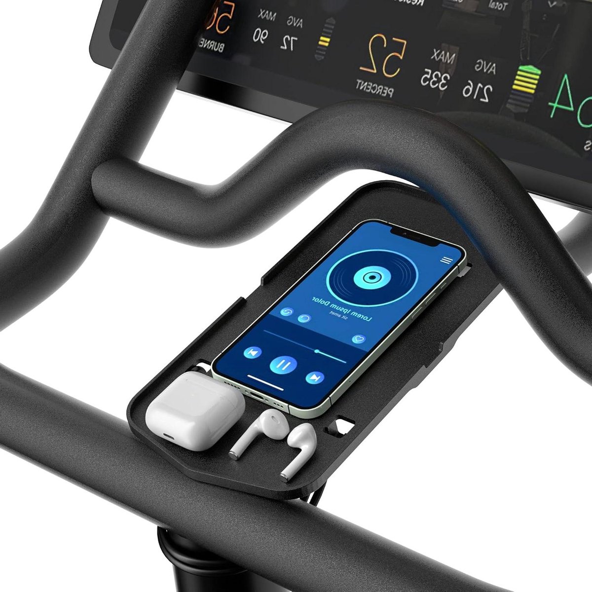Fiets Telefoonhouder - Spinbike Accessoire - Sporten - Stabiel en Antislip - Universeel