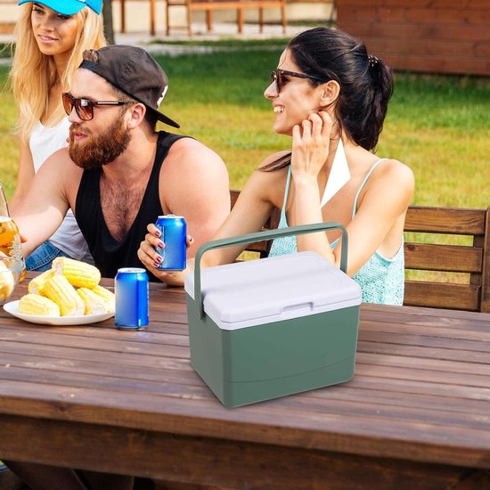 Ice Box Cooler - Heavy Duty Ice Box, Draagbare Koeler Ijs, 5 l Draagbare Ijskistbox, Draagbare Koelkast Auto Koelkast Vriezer, Multifunctionele Draagbare Camping Koeler Voor Buiten Reizen Picknick — afbeelding 5