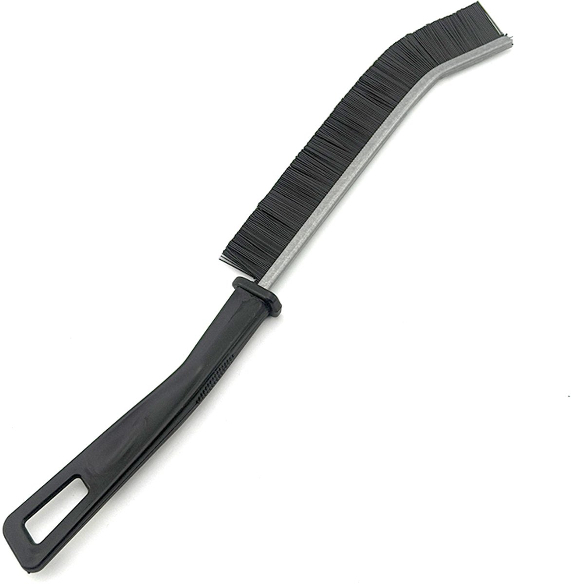 Novelty Voegenborstel – Gebogen Kop – Nylon Haren – 23,5 cm