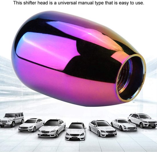 Schakelpook Knop - Handmatige Versnelling - Auto Tuning - Universele Pasvorm - Zwart — afbeelding 3