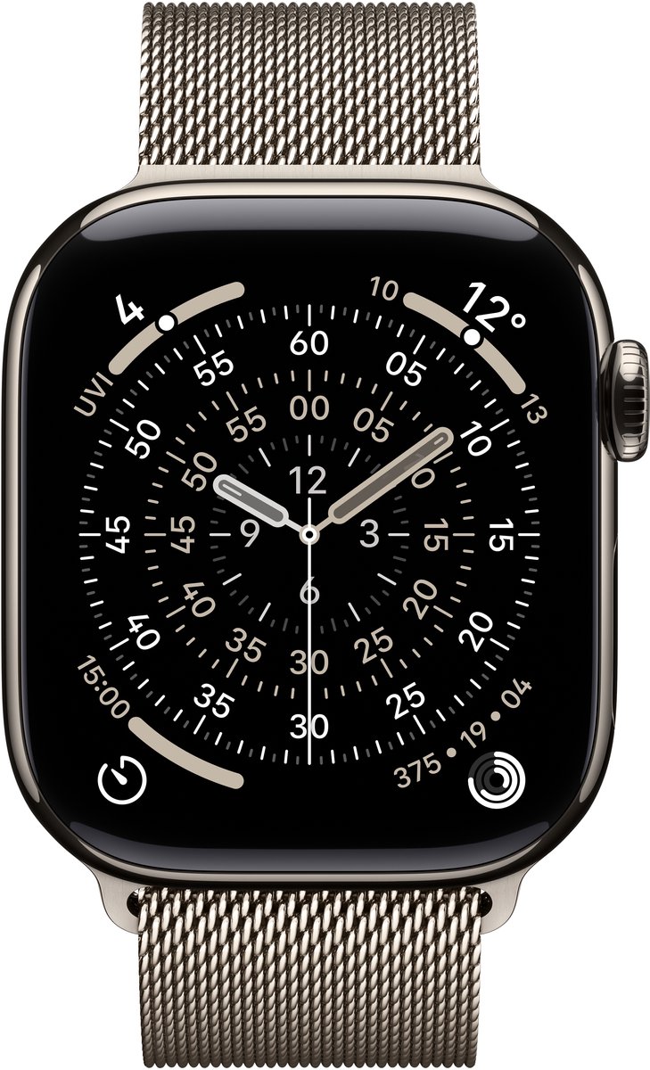 Apple MGHY4ZM/A slimme draagbare accessoire Band Natuurlijk Roestvrijstaal - 42mm